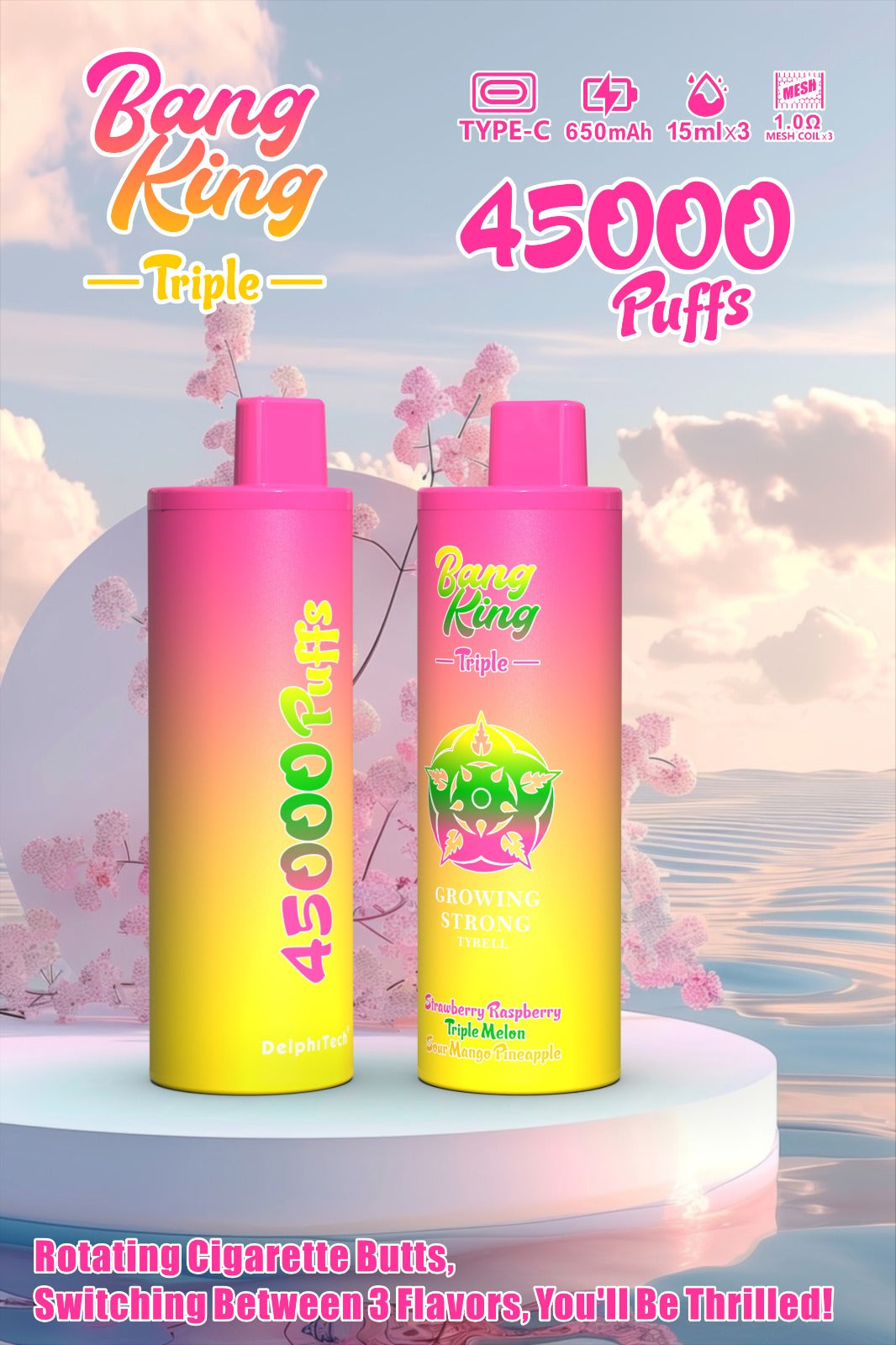 Bang King 45,000puff Triple