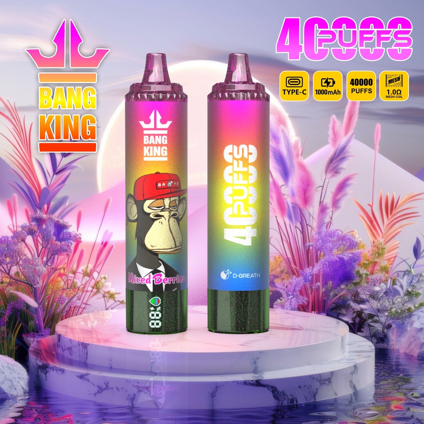 Bang King 40,000puff Flame