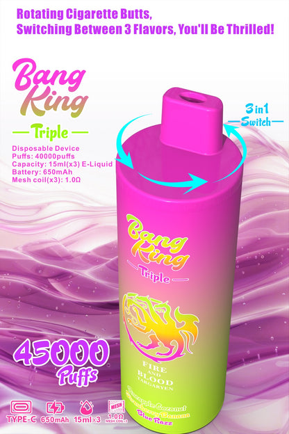 Bang King 45,000puff Triple