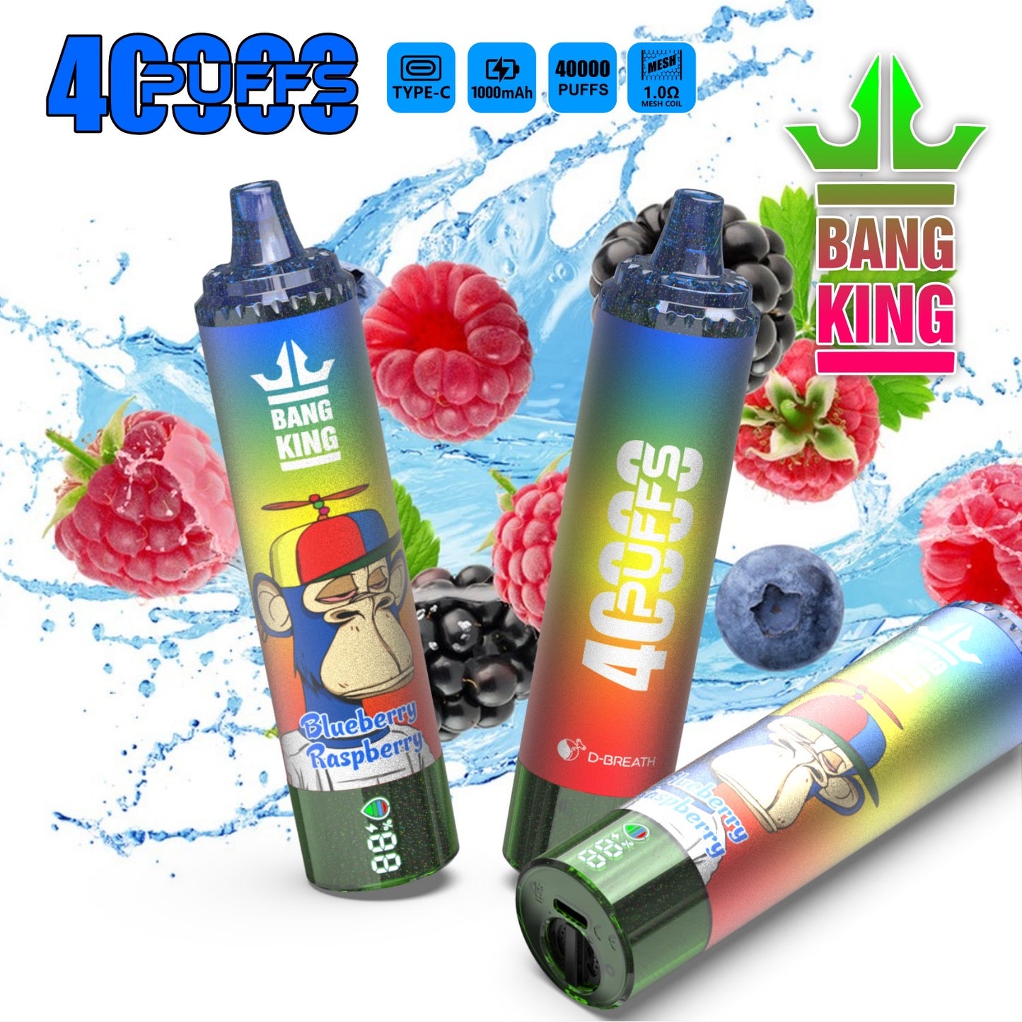 Bang King 40,000puff Flame
